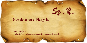 Szekeres Magda névjegykártya